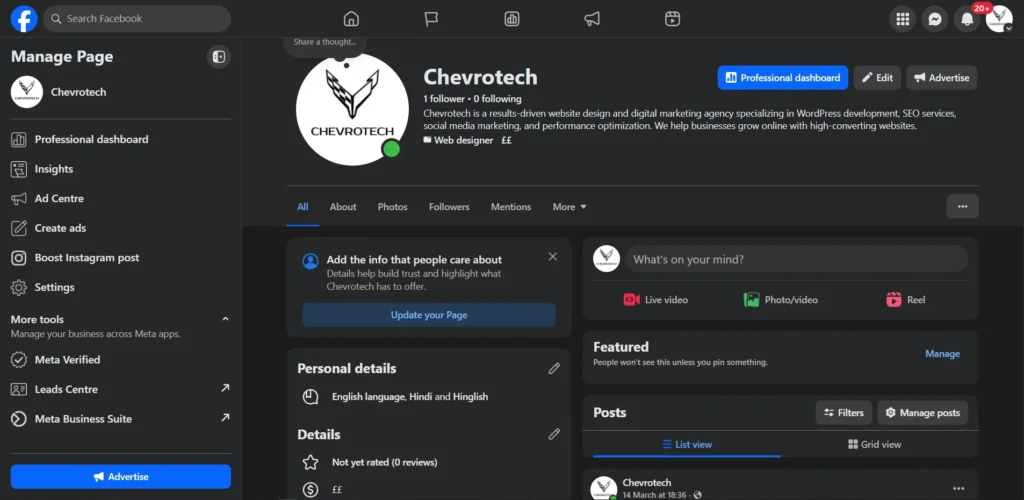 social media website example